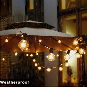 Outdoor Globe String Lights 100ft